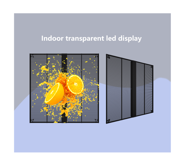 Indoor transparent led display
